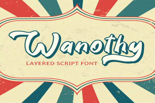 Wanothy Vintage Premium Free Font