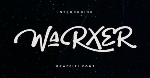 Warxer Graffiti Flyer Premium Free Font