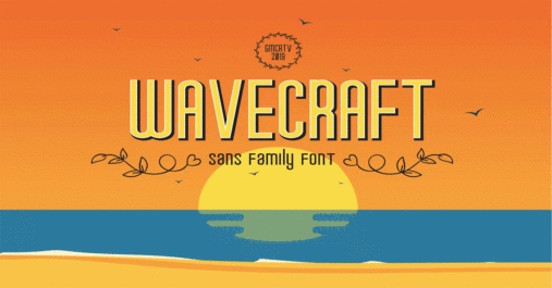 Wavecraft Serif Logo Download Premium Free Font