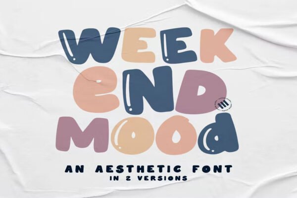 Weekend Mood Aesthetic Premium Free Font
