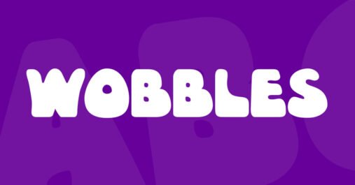 Wobbles Bubbly Premium Free Font
