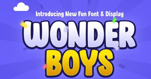 Wonder Boys Game Premium Free Font