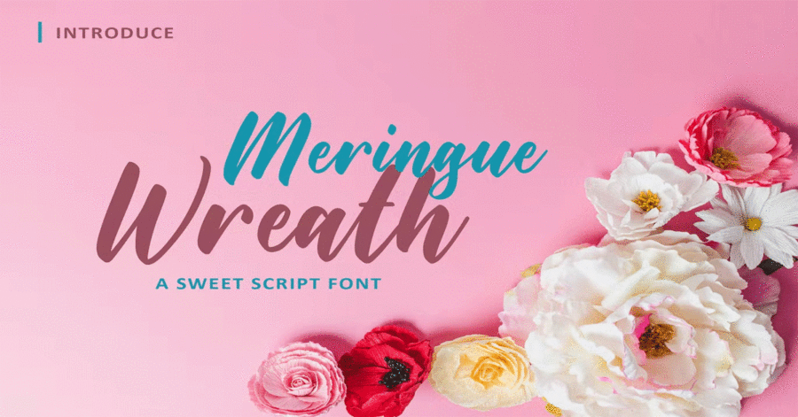 Maringue Wreath Free Font Download