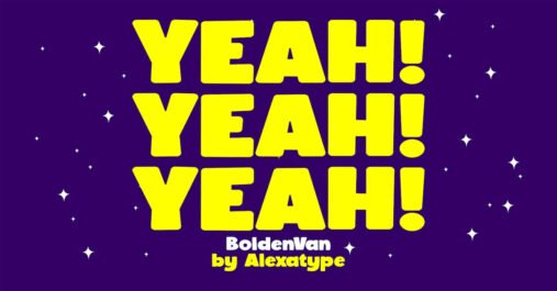 BoldenVan Chubby Comic Premium Free Font