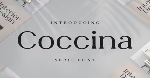 Coccina Farmhouse Decor, Branding, Blogs, Download Free Font