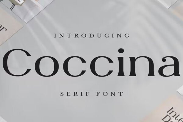 Coccina farmhouse decor, branding, blogs, Download free Font