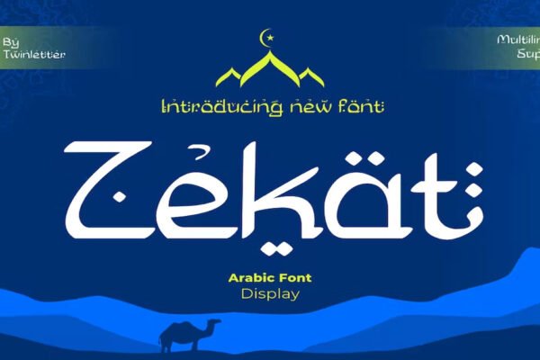 Zekat Arabic Premium Free Font